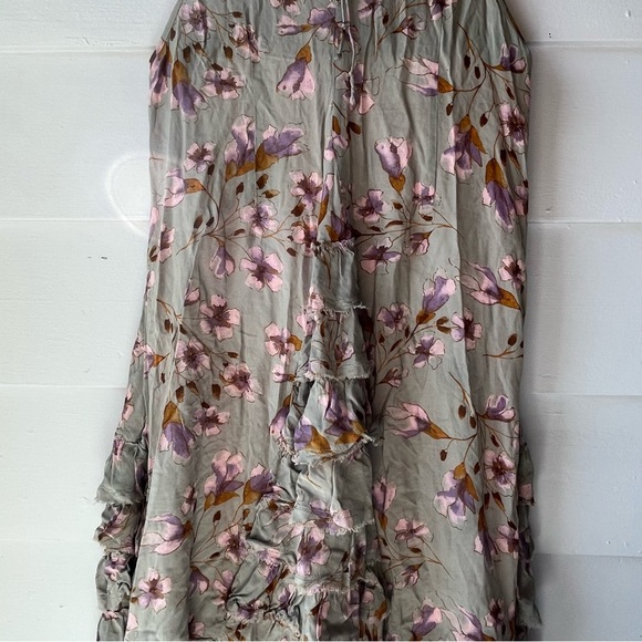 Intimately Free People Floral Boho Halter Dress with Adjustable Straps - Picture 4 of 12